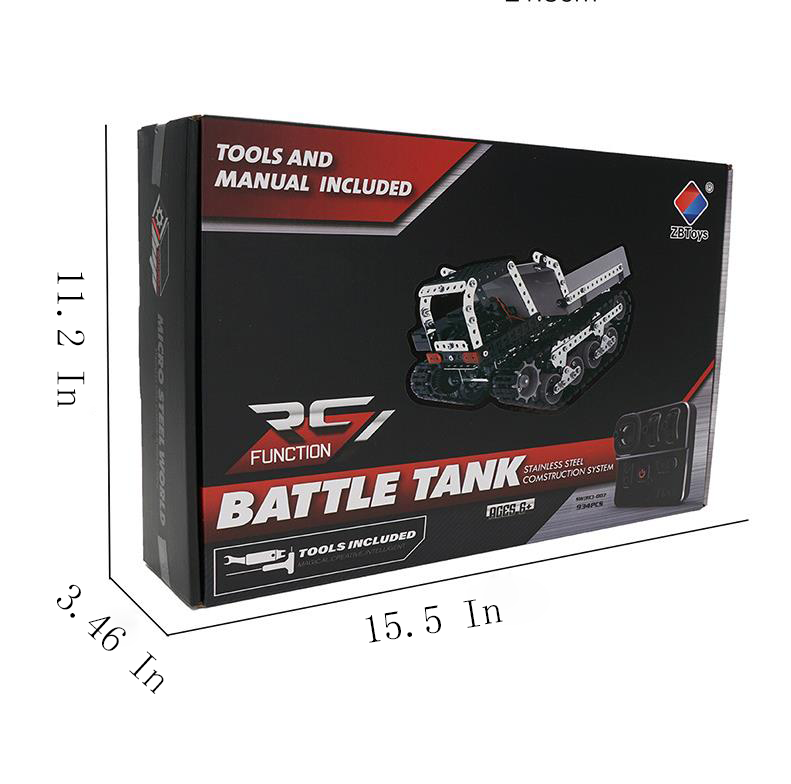 Volquete Oruga RC Metal 3D