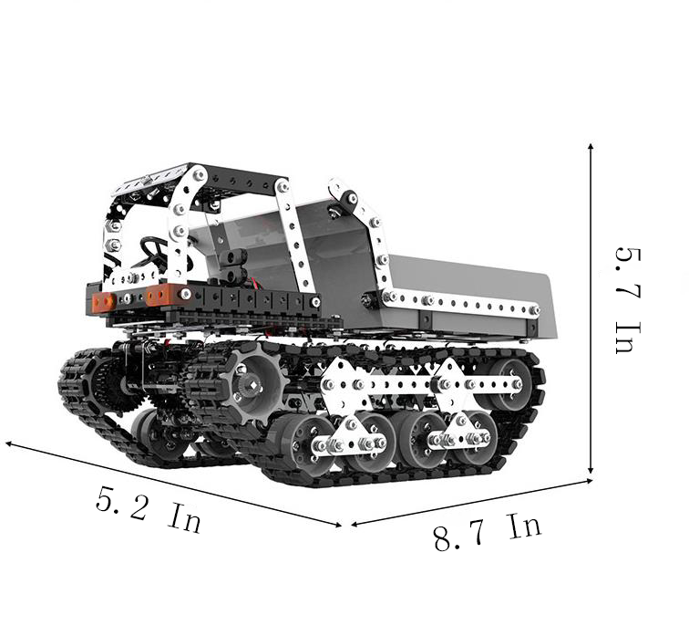 Volquete Oruga RC Metal 3D