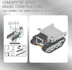 Volquete Oruga RC Metal 3D