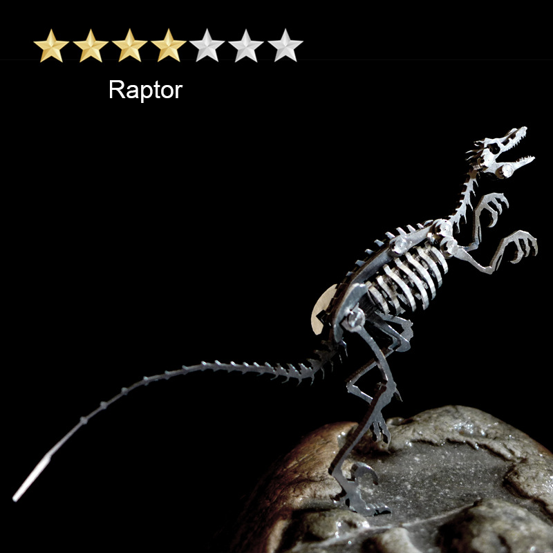Pack 10 Dinosaurios Cretácicos Metal 3D
