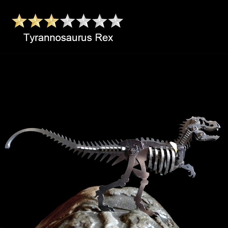 Pack 10 Dinosaurios Cretácicos Metal 3D