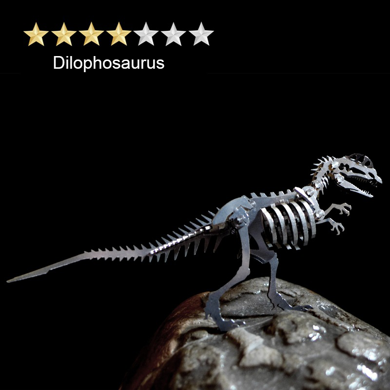 Pack 10 Dinosaurios Cretácicos Metal 3D
