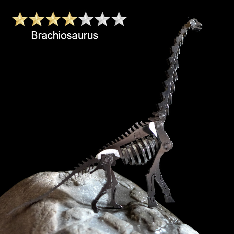Pack 10 Dinosaurios Cretácicos Metal 3D