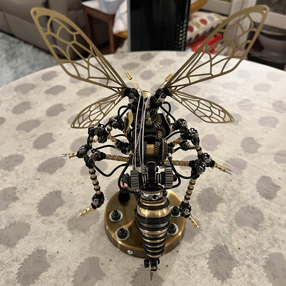 Avispa Mecánica Metal 3D