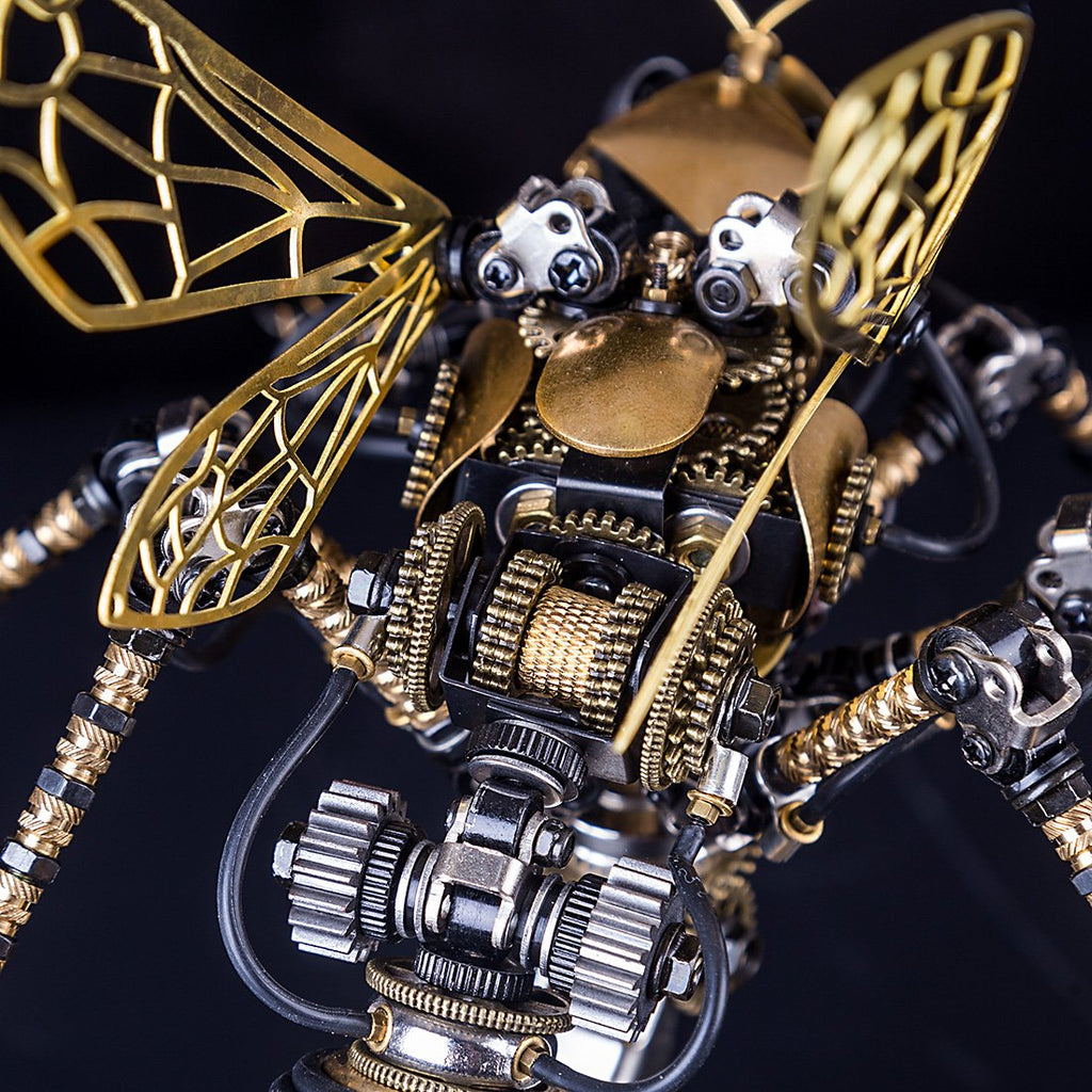 Avispa Mecánica Metal 3D