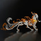 León Mutación Criatura Mitológica Metal 3D