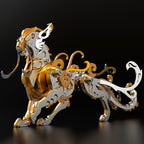 León Mutación Criatura Mitológica Metal 3D