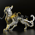 León Mutación Criatura Mitológica Metal 3D