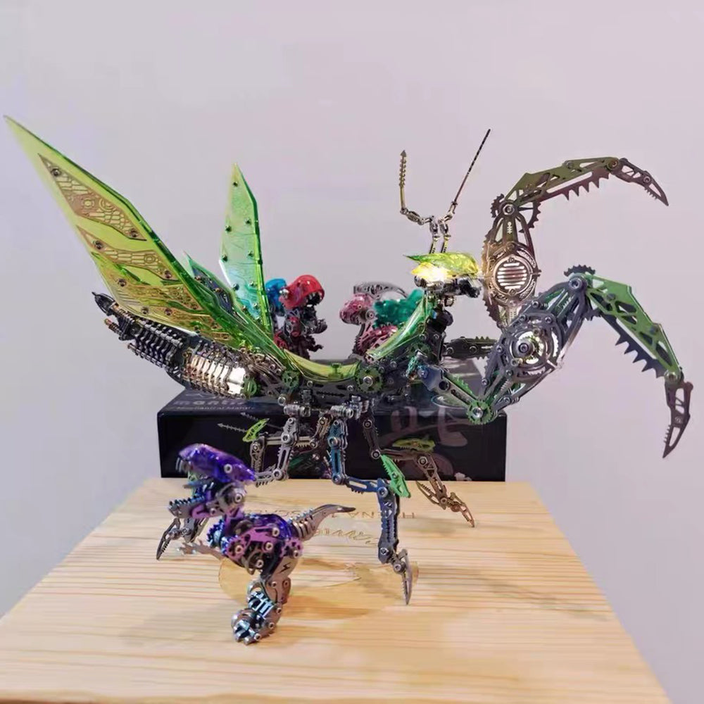 Mantis Mecánica Metal 3D 1200 piezas