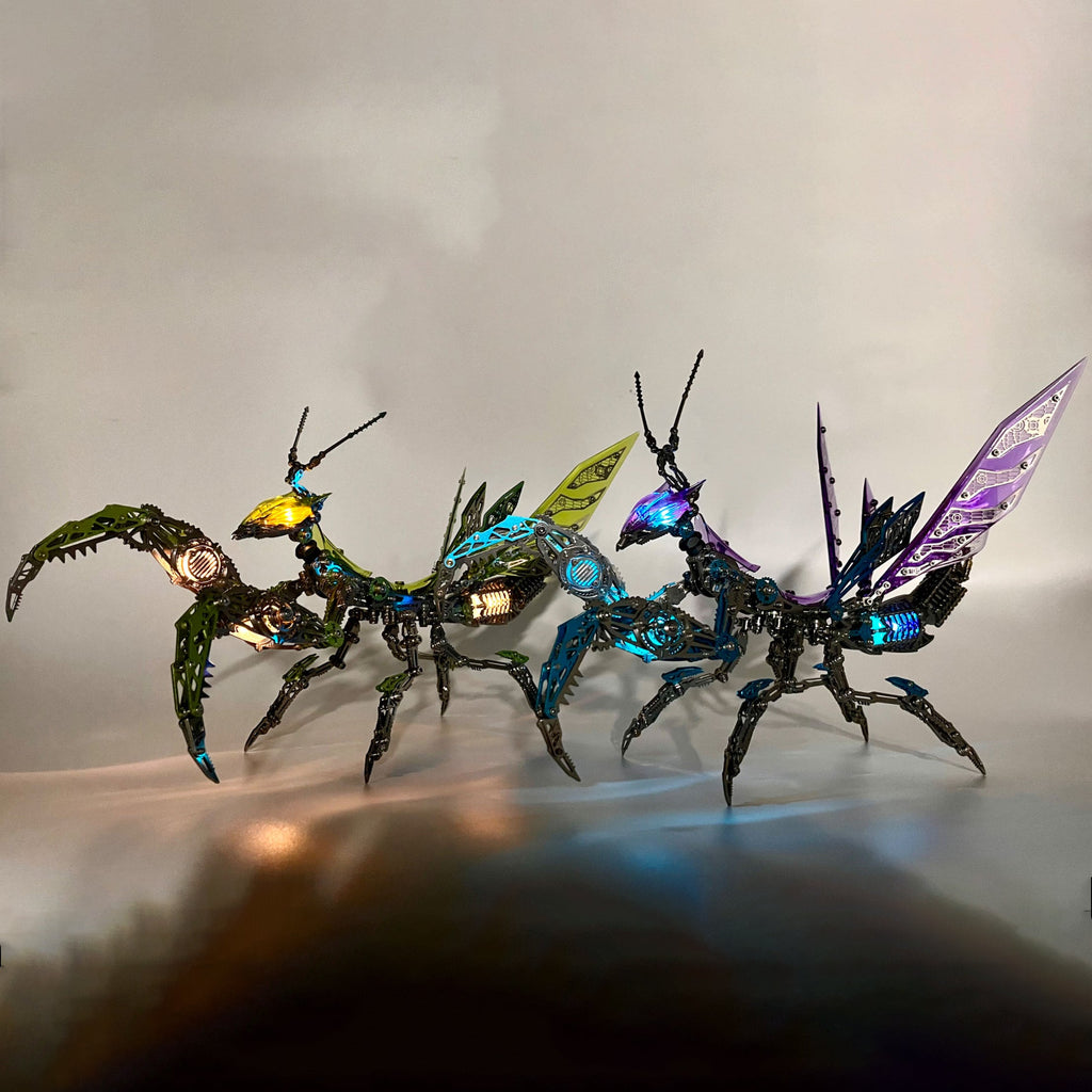 Mantis Mecánica Metal 3D 1200 piezas