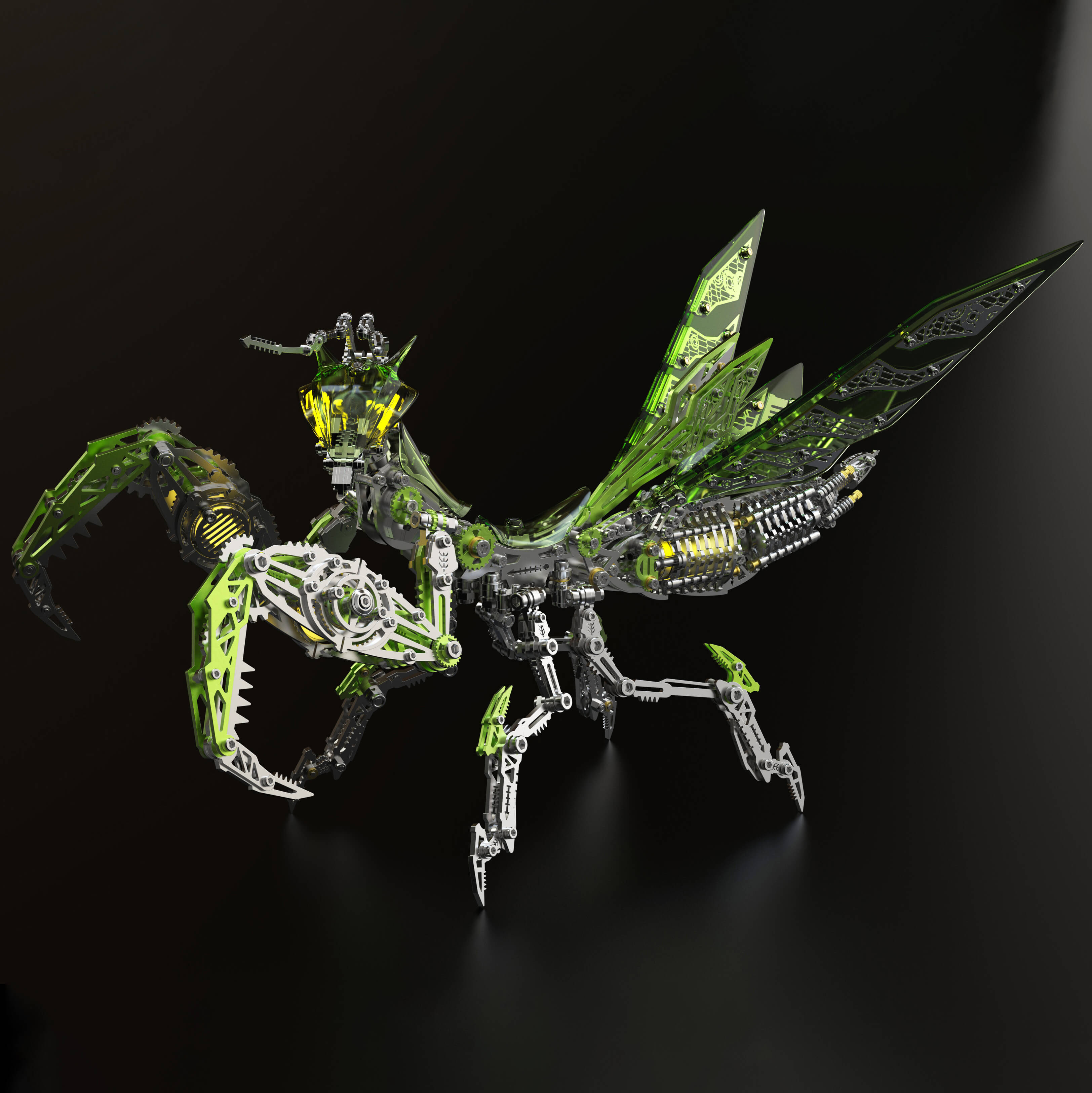 Mantis Mecánica Metal 3D 1200 piezas