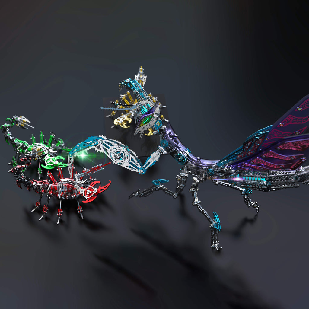 Mantis Mecánica Metal 3D 1200 piezas