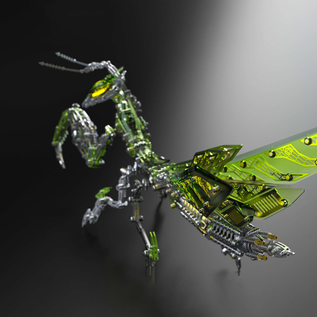 Mantis Mecánica Metal 3D 1200 piezas