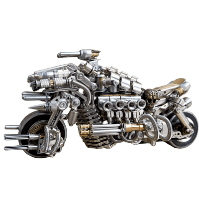 Motocicleta Mecánica Metal 3D 800 piezas