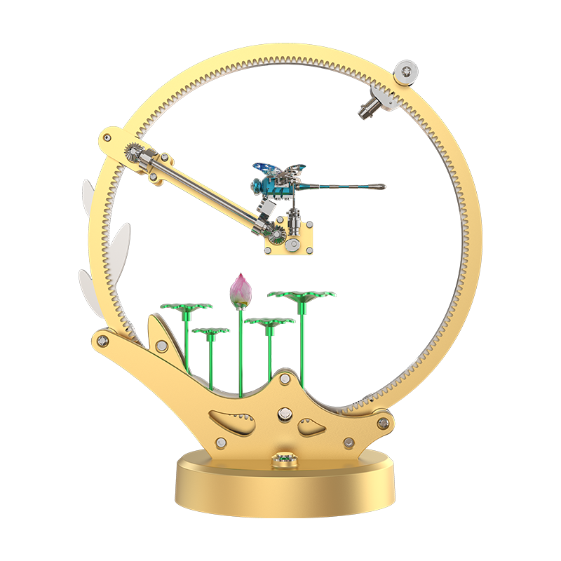 Libélula Mecánica Movible Metal 3D