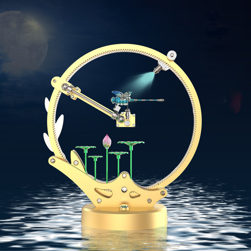 Libélula Mecánica Movible Metal 3D