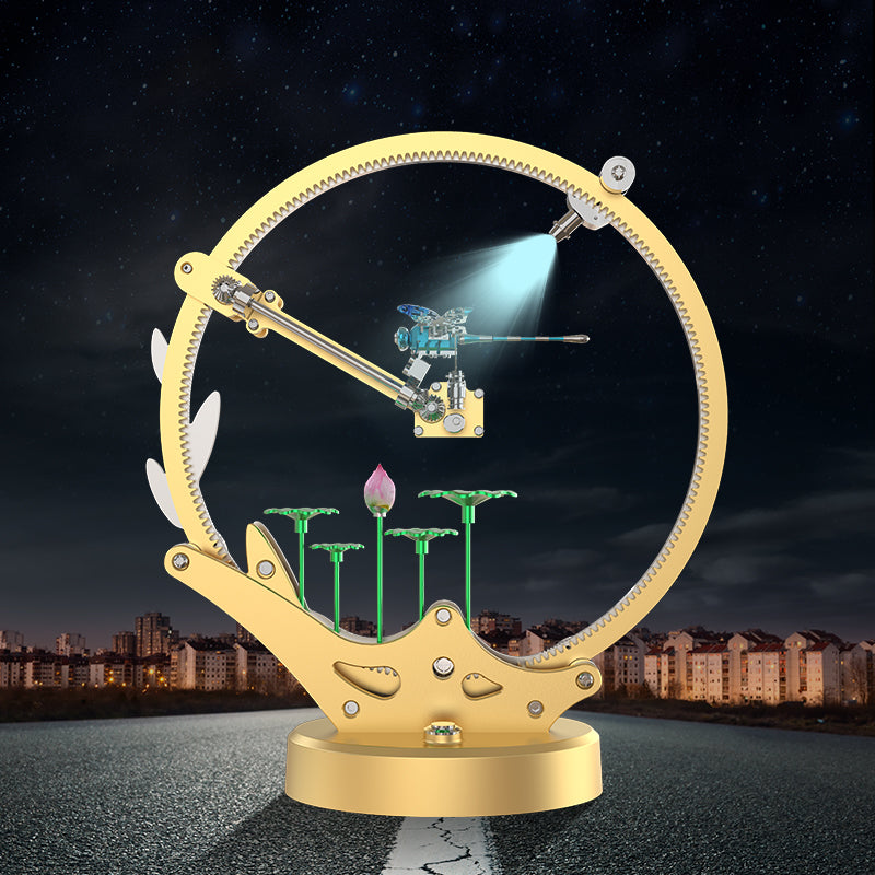 Libélula Mecánica Movible Metal 3D