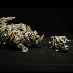 Rinoceronte Mecánico Metal 3D 800 piezas