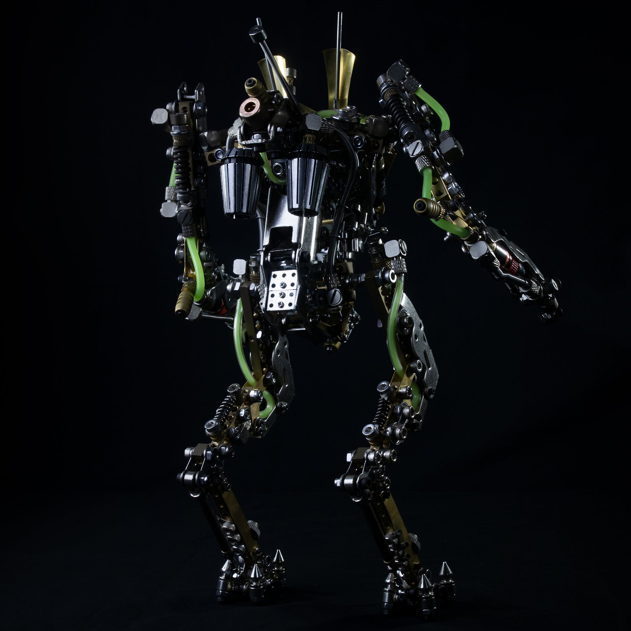 Robot Mecánico Metal 3D 1300 piezas Articulado