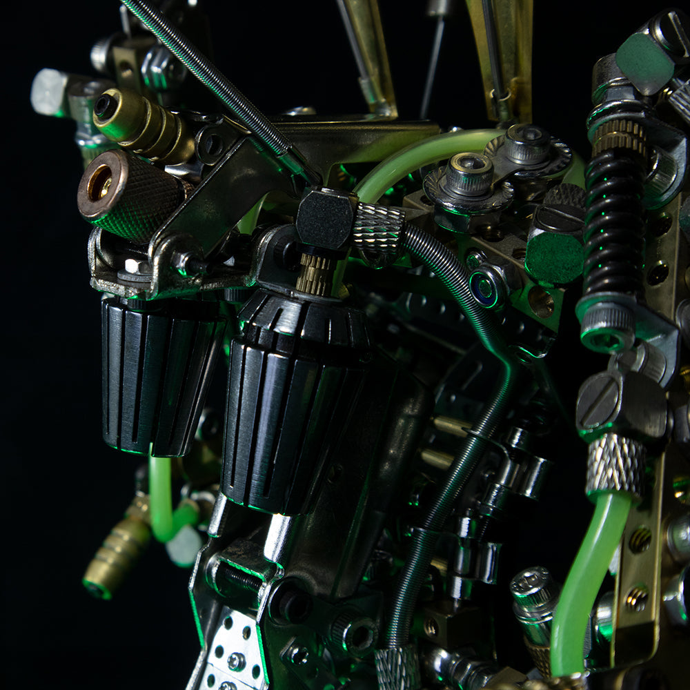 Robot Mecánico Metal 3D 1300 piezas Articulado