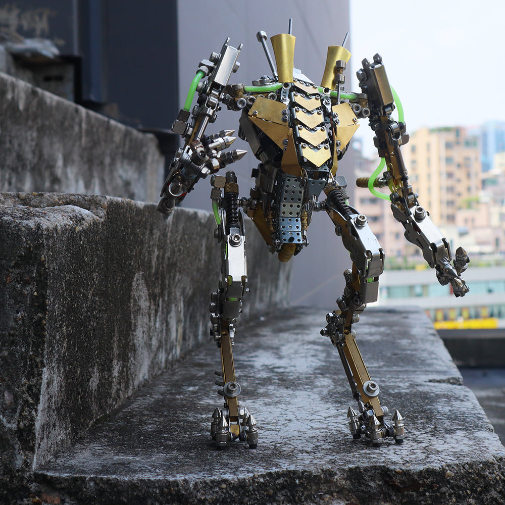 Robot Mecánico Metal 3D 1300 piezas Articulado