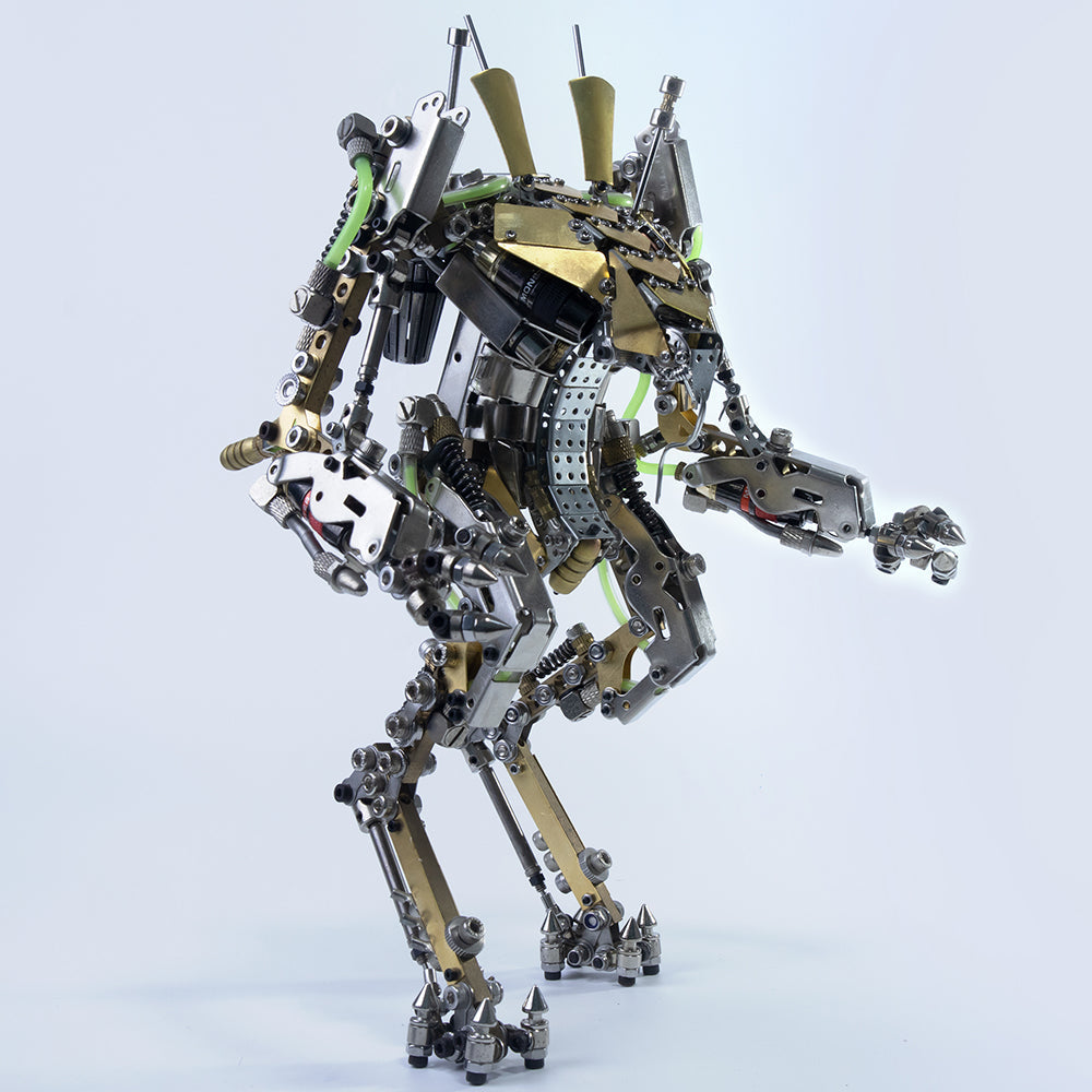Robot Mecánico Metal 3D 1300 piezas Articulado