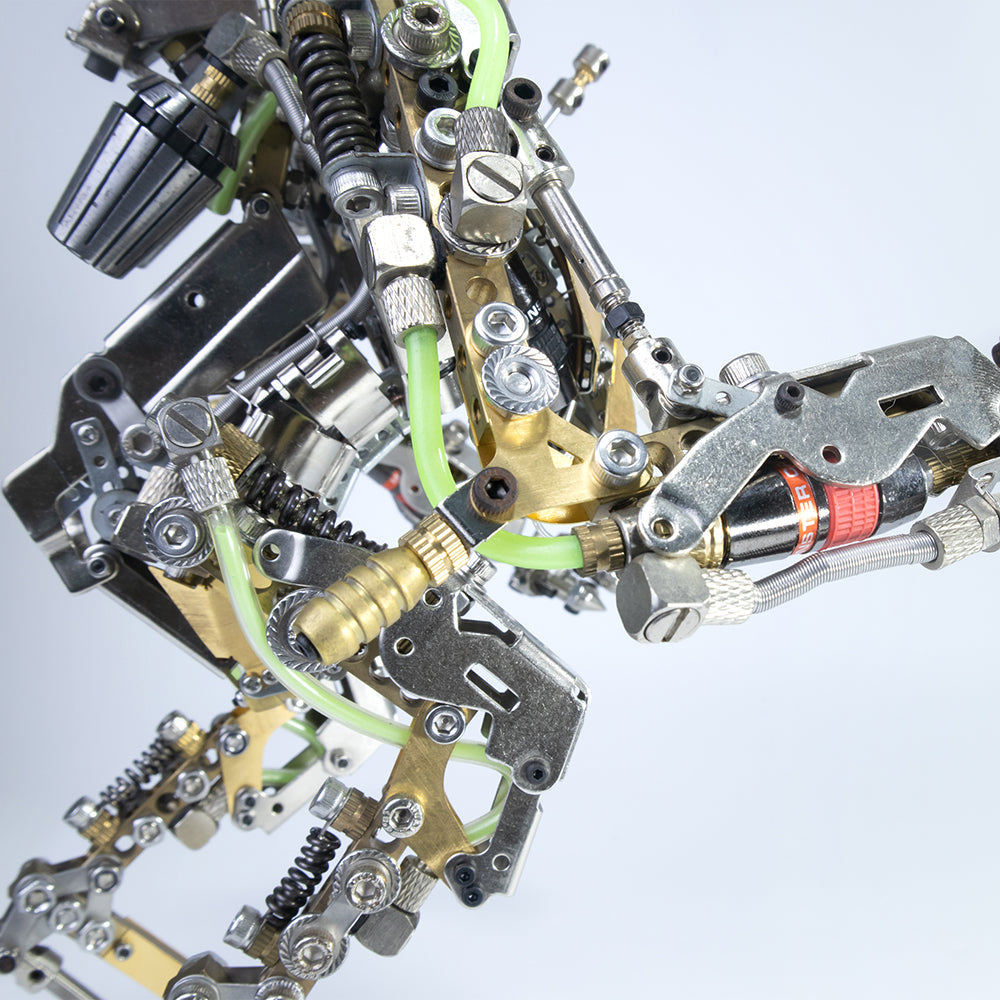 Robot Mecánico Metal 3D 1300 piezas Articulado