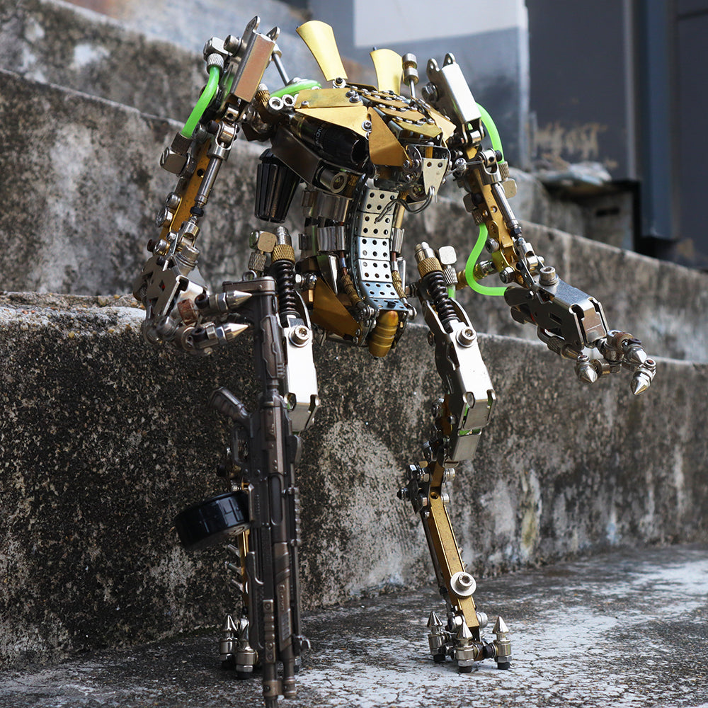 Robot Mecánico Metal 3D 1300 piezas Articulado