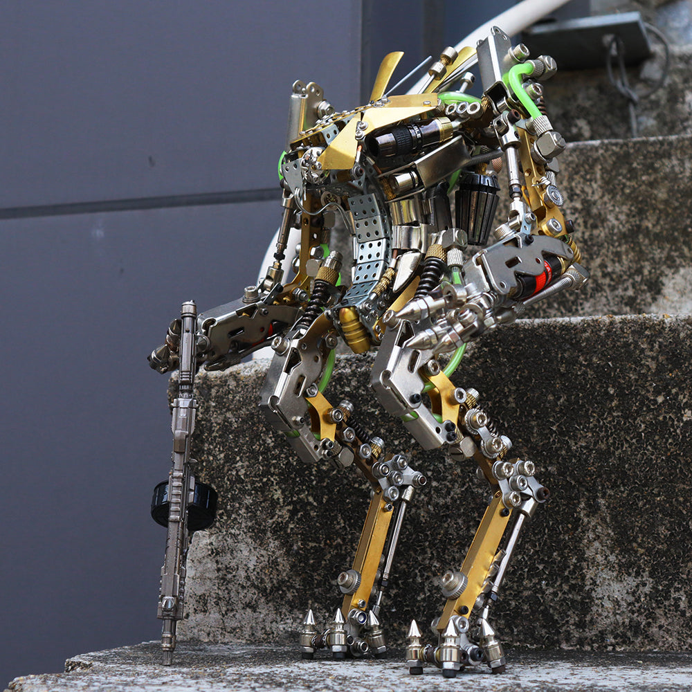 Robot Mecánico Metal 3D 1300 piezas Articulado