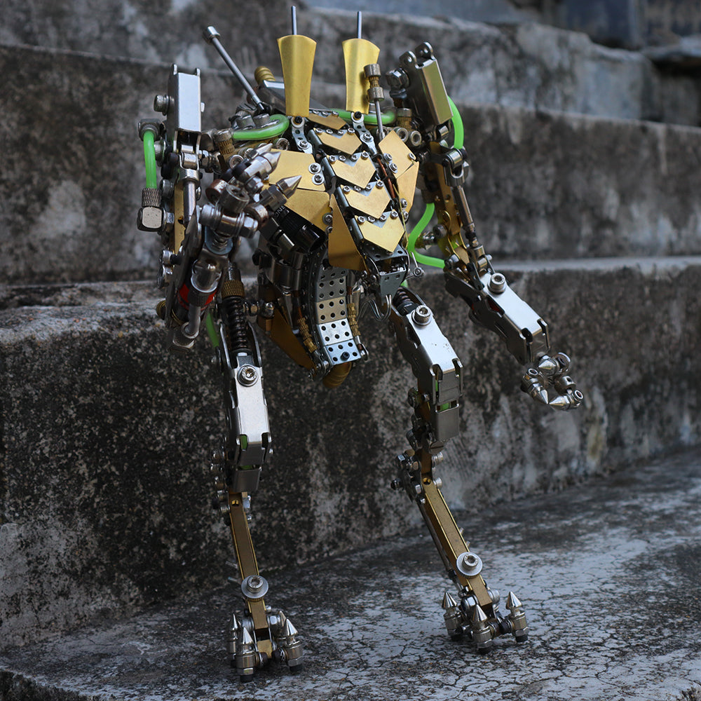 Robot Mecánico Metal 3D 1300 piezas Articulado