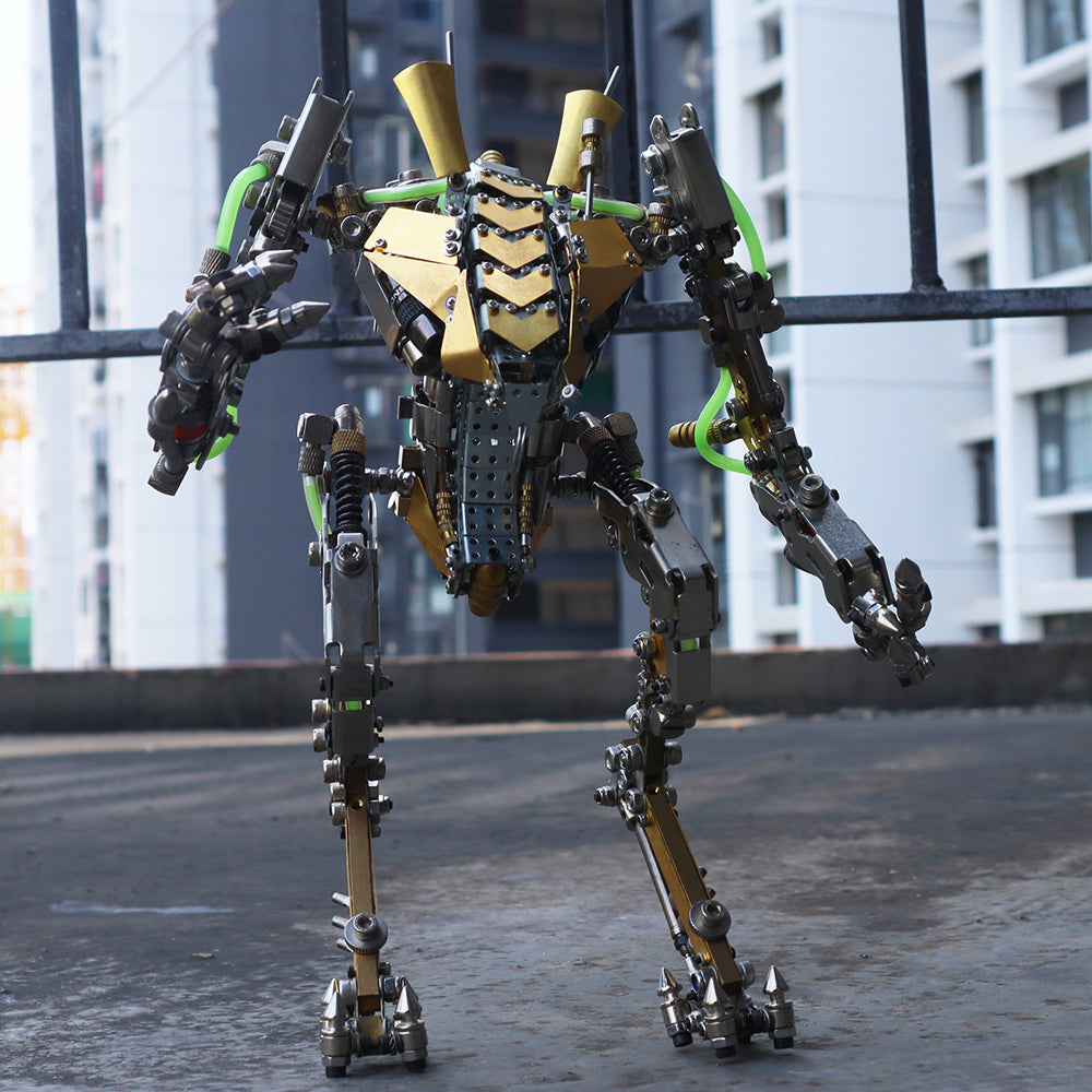 Robot Mecánico Metal 3D 1300 piezas Articulado