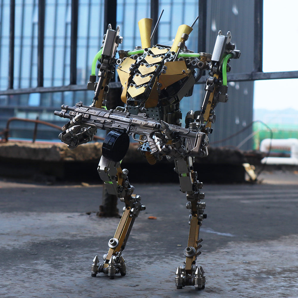 Robot Mecánico Metal 3D 1300 piezas Articulado