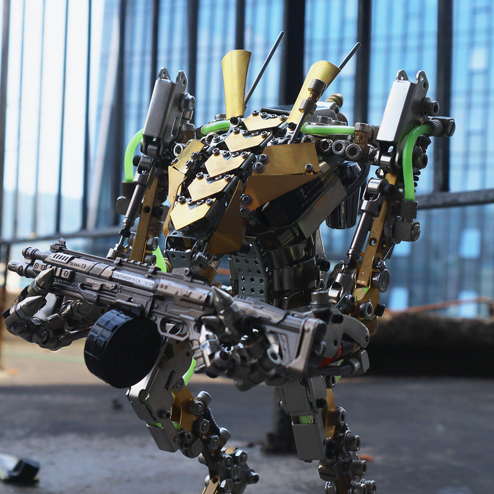Robot Mecánico Metal 3D 1300 piezas Articulado