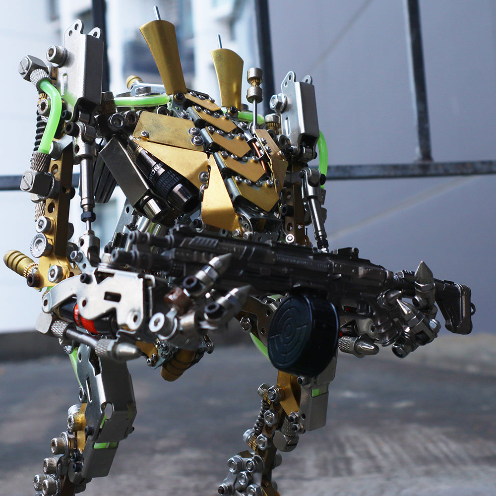 Robot Mecánico Metal 3D 1300 piezas Articulado