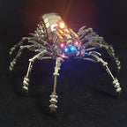 Araña Mecánica Giratoria Metal 3D con Luces