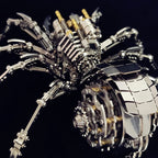 Araña Mecánica Giratoria Metal 3D con Luces