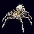 Araña Mecánica Giratoria Metal 3D con Luces
