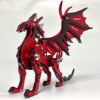 Pterosaurio Criatura Mítica Metal 3D