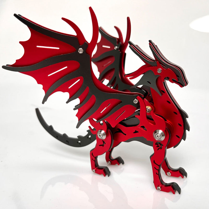 Pterosaurio Criatura Mítica Metal 3D