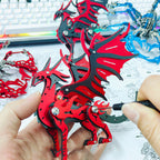 Pterosaurio Criatura Mítica Metal 3D