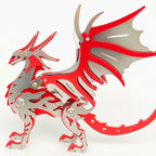 Pterosaurio Criatura Mítica Metal 3D