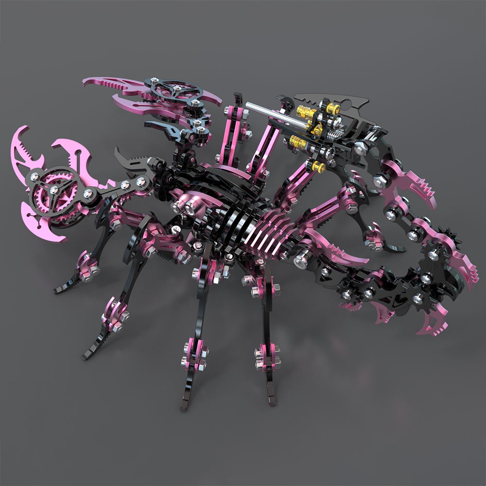Escorpión Premium Coleccionable Metal 3D