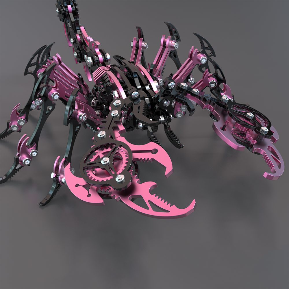 Escorpión Premium Coleccionable Metal 3D