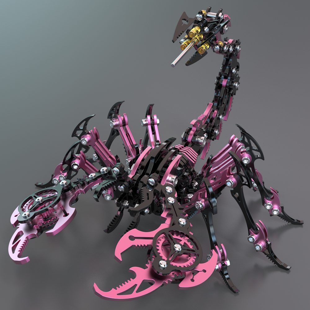 Escorpión Premium Coleccionable Metal 3D