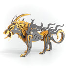 Lobo de las Llanuras Siberianas Metal 3D