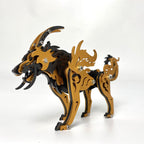 Lobo de las Llanuras Siberianas Metal 3D