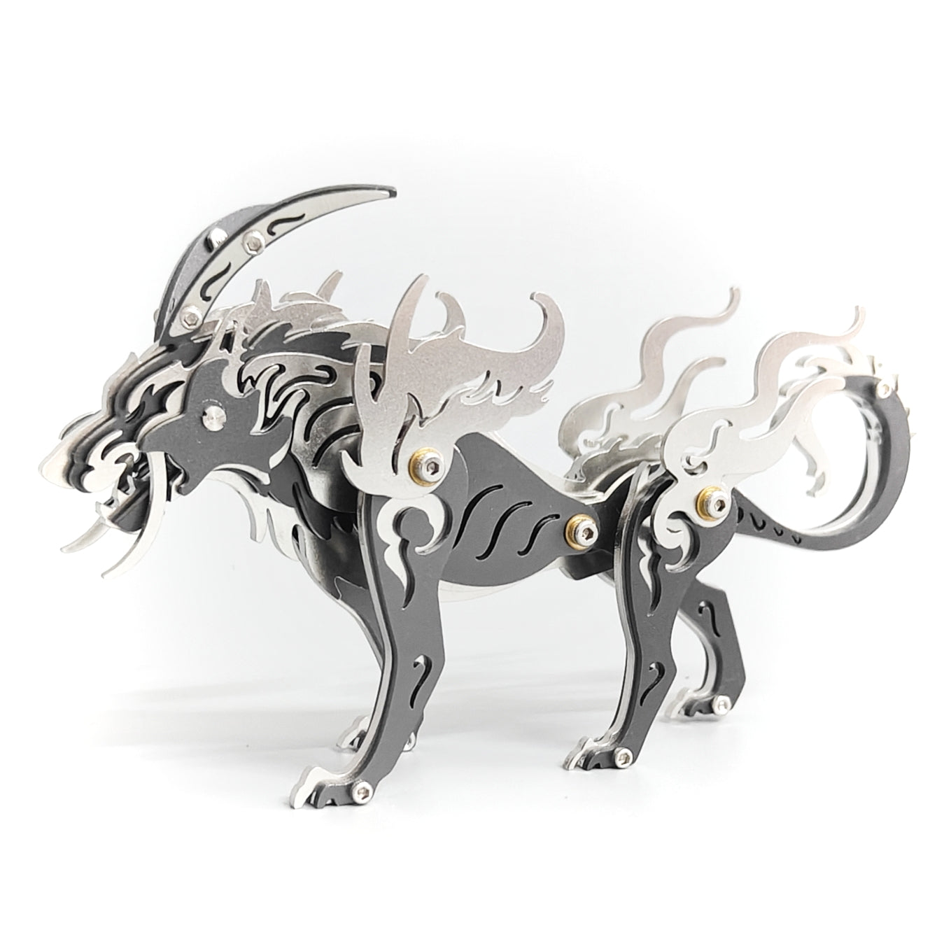 Lobo de las Llanuras Siberianas Metal 3D