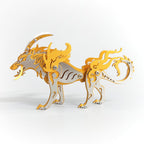 Lobo de las Llanuras Siberianas Metal 3D