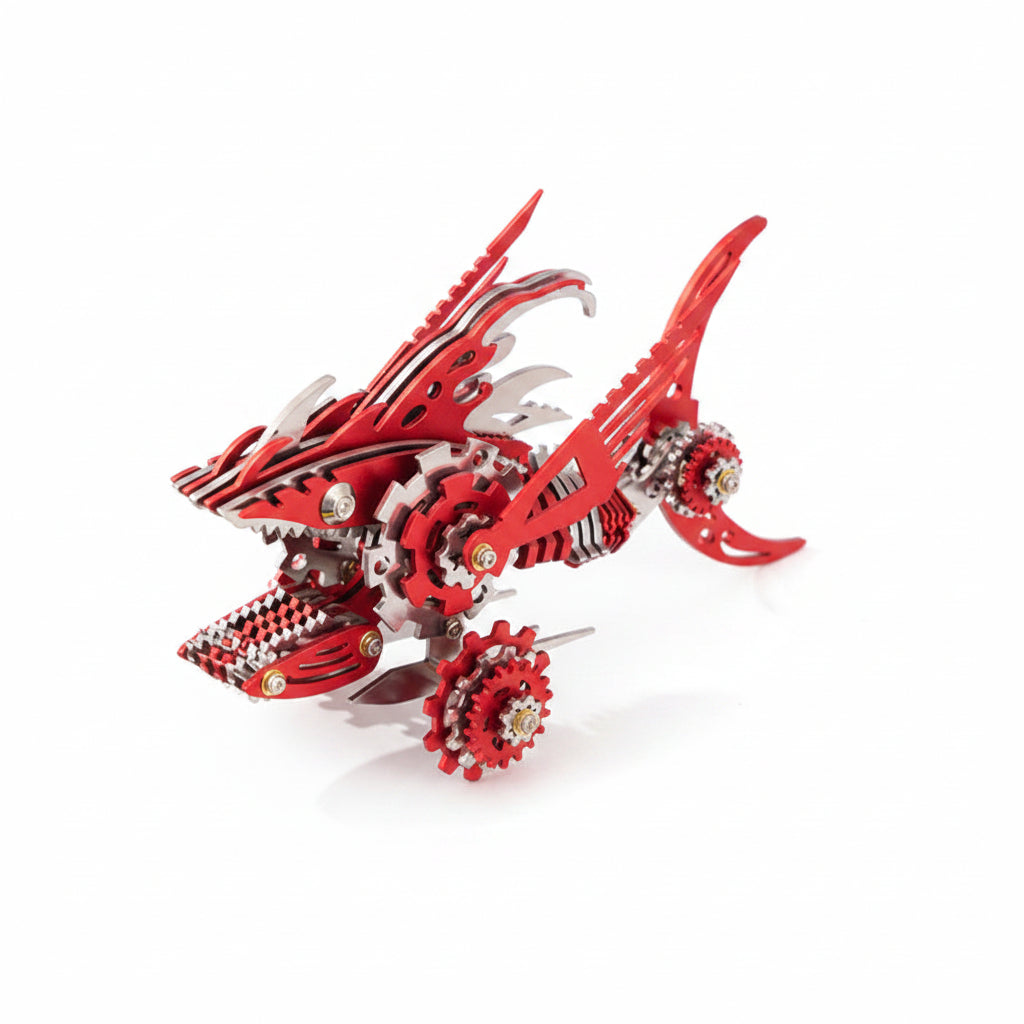 Tiburón Sierra Mecánico Metal 3D
