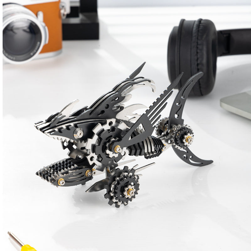 Tiburón Sierra Mecánico Metal 3D